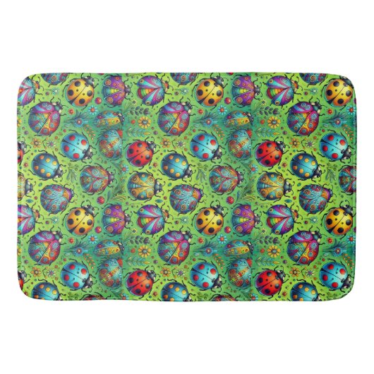 Tapis De Bain Bugs colorés (Devant)