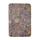 Tapis De Bain Bugs de Doodle sur mocha brown (Devant (Vertical))