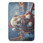 Tapis De Bain Bulldog Roller Dessous de verre Noël (devant Vertical)