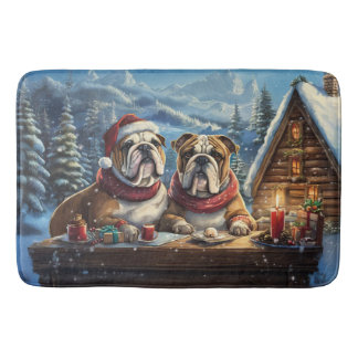 Tapis De Bain Bulldogs Conception de vacances par Rich AMeN Gill