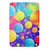 Tapis De Bain Bulle colorée Art Abstrait (devant Vertical)