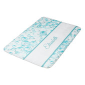 Tapis De Bain bulles bleues (Angle)