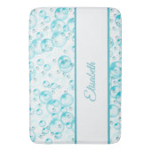 Tapis De Bain bulles bleues (devant Vertical)