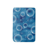 Tapis De Bain Bulles bleues cool Bain Mat (Devant (Vertical))