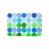 Tapis De Bain Bulles bleues et vertes (Devant)