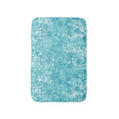 Tapis De Bain Bulles et courants océaniques, Mat Bain Bleu (Devant (Vertical))