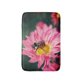 Tapis De Bain Bumble Bee On Rose Daisy Flower 2 (Devant (Vertical))
