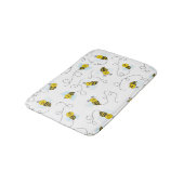 Tapis De Bain Bumblebee Flying Yellow Black Bumble Bee (Angle)