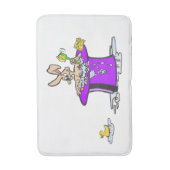 Tapis De Bain Bunny bouillonnant Mat de bain personnalisable (Devant (Vertical))