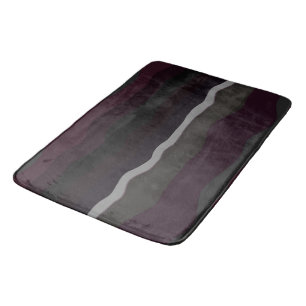 Tapis De Bain Burgundy et Olive Wavey