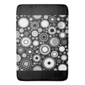 Tapis De Bain Burton Family Collection Black Grey White   (devant Vertical)