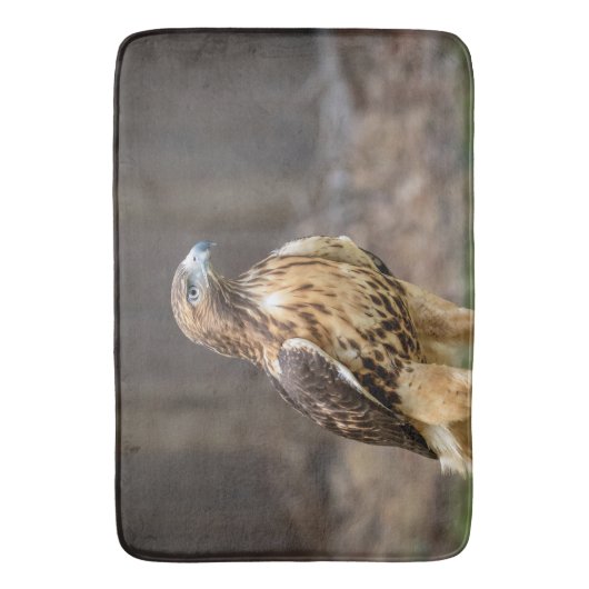 Tapis De Bain Buse à queue rouge dans la vallée de l'Hudson (devant Vertical)