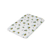 Tapis De Bain Buzzing Bumblebees joyeux (Angle)
