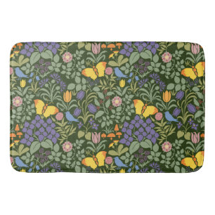 Tapis De Bain C. F. Un Jardin aux papillons Voysey Grand Mat de 