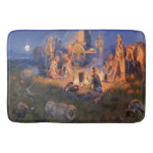 Tapis De Bain C M Russell Laugh tue Lonesome Ouest (Devant)