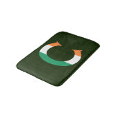 Tapis De Bain C Monogramme superposé sur Irish Flag bmcnt (Angle)