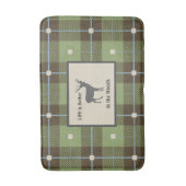 Tapis De Bain Cabine de cerfs verts (Devant (Vertical))