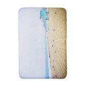 Tapis De Bain Cabine de sauveteur des mouettes de la mer de Cali (Devant (Vertical))