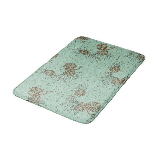Tapis De Bain Cabine Pinecones (Angle)