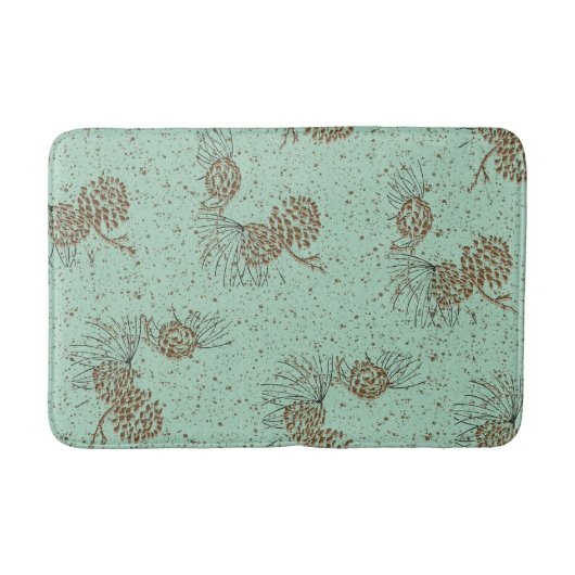 Tapis De Bain Cabine Pinecones (Devant)