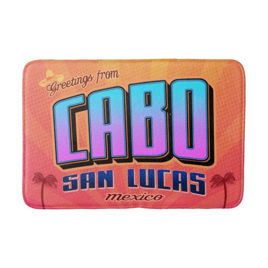 Tapis De Bain Cabo San Lucas Mexique Salle de bain Mat (Devant)