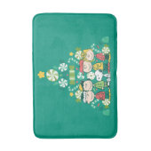 Tapis De Bain cacahuètes | Arbre de Noël de menthe poivrée (Devant (Vertical))