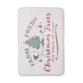 Tapis De Bain cacahuètes | Arbres de Noël frais de ferme (Devant (Vertical))