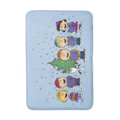 Tapis De Bain cacahuètes | Autour de l'arbre de Noël (Devant (Vertical))