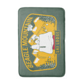 Tapis De Bain cacahuètes | Beagle Mountain Ski Lodge (Devant (Vertical))