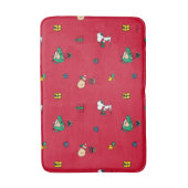 Tapis De Bain cacahuètes | Cadeau de Noël Rouge (Devant (Vertical))