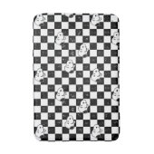 Tapis De Bain cacahuètes | Drapeau À damiers Snoopy (Devant (Vertical))