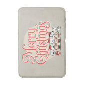 Tapis De Bain cacahuètes | Joyeuse Chorale de Noël (Devant (Vertical))