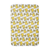 Tapis De Bain cacahuètes | Motif Woodstock (Devant (Vertical))