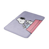 Tapis De Bain cacahuètes | Snoopy à la machine à écrire (Angle)