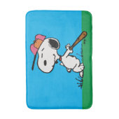Tapis De Bain cacahuètes | Snoopy at Bat (Devant (Vertical))