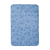 Tapis De Bain cacahuètes | Snoopy Blue Space Astronaut Motif (Devant (Vertical))