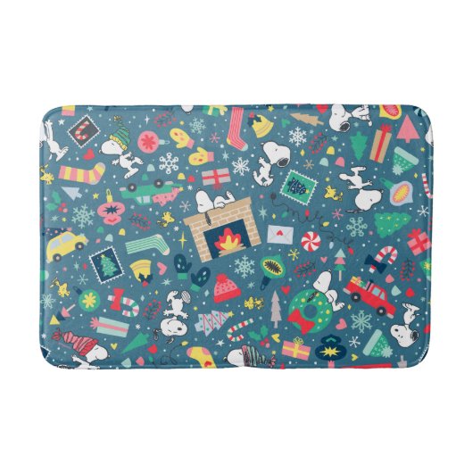 Tapis De Bain cacahuètes | Snoopy Gîtes Motifs de bain Mat (Devant)