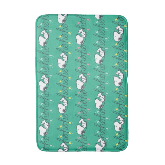 Tapis De Bain cacahuètes | Snoopy Ho Ho Ho Noël Motif (Devant (Vertical))