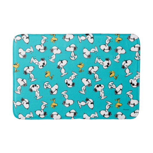 Tapis De Bain cacahuètes | Snoopy & Lunettes de soleil Motif (Devant)
