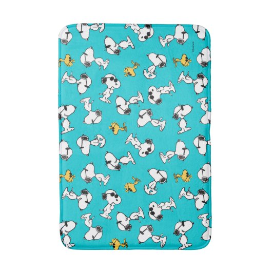 Tapis De Bain cacahuètes | Snoopy & Lunettes de soleil Motif (Devant (Vertical))