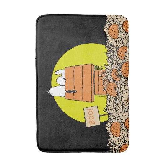 Tapis De Bain cacahuètes | Snoopy Napping dans le patch Citrouil (Devant (Vertical))