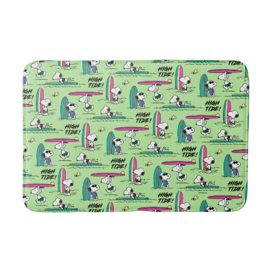 Tapis De Bain cacahuètes | Snoopy Ocean High Tide Motif (Devant)