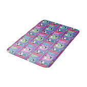 Tapis De Bain cacahuètes | Snoopy Purple Surf Motif (Angle)