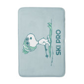 Tapis De Bain cacahuètes | Snoopy sur Skis (Devant (Vertical))