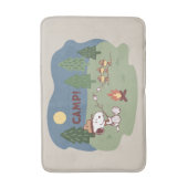 Tapis De Bain cacahuètes | Snoopy & Woodstock au feu de camp (Devant (Vertical))