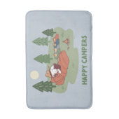 Tapis De Bain cacahuètes | Snoopy & Woodstock Happy Campers (Devant (Vertical))