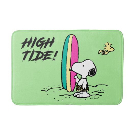 Tapis De Bain cacahuètes | Snoopy & Woodstock High Tide (Devant)