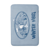 Tapis De Bain cacahuètes | Snoopy & Woodstock Skiing (Devant (Vertical))