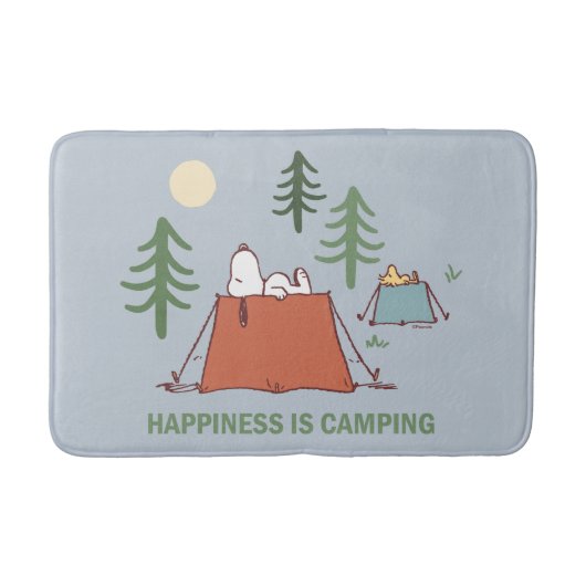 Tapis De Bain cacahuètes | Snoopy & Woodstock Tentes de pose (Devant)