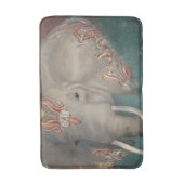 Tapis De Bain Cachemire tribal moderne Paisley Elephant w Tusks  (Devant (Vertical))